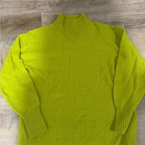 Everlane chartreuse Sweater